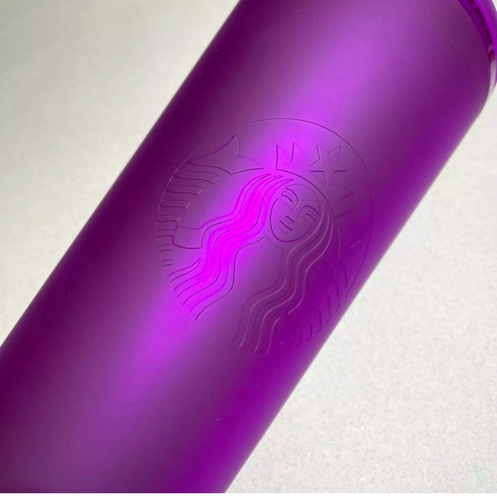 Starbucks purple matte soft touch tumbler